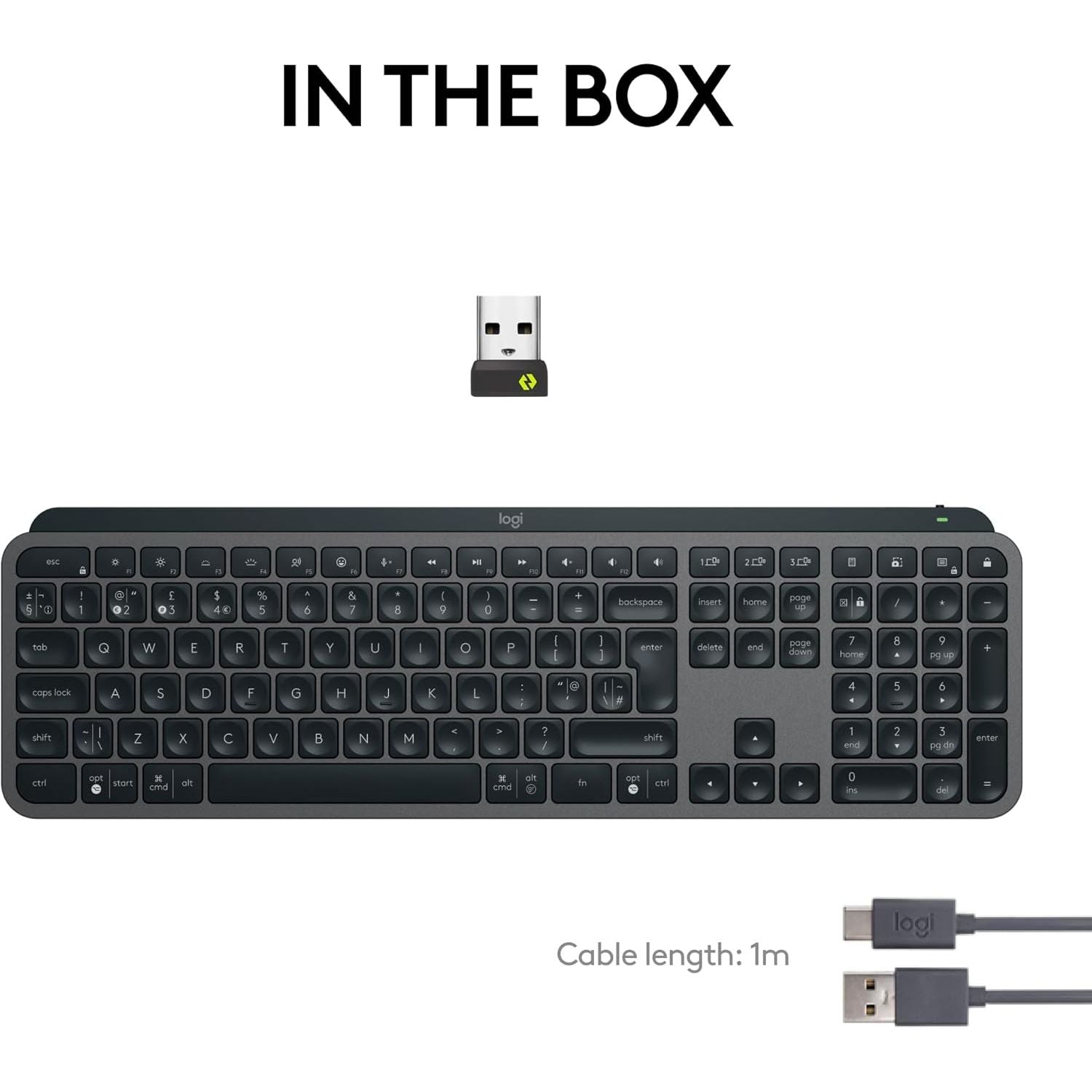 Buy Logitech,Logitech MX Keys S Wireless Keyboard, Low Profile, Fluid Quiet Typing, Programmable , Backlighting, Bluetooth, USB C Rechargeable, for Windows PC, Linux, Chrome, Mac, QWERTY UK English - Graphite - Gadcet UK | UK | London | Scotland | Wales| Near Me | Cheap | Pay In 3 | Keyboards