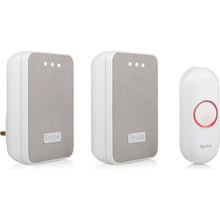 Buy Byron,Byron Wireless Doorbell Set – Twin Pack – Battery Portable and Plug in – 150 m Range - Gadcet UK | UK | London | Scotland | Wales| Near Me | Cheap | Pay In 3 | Electronics