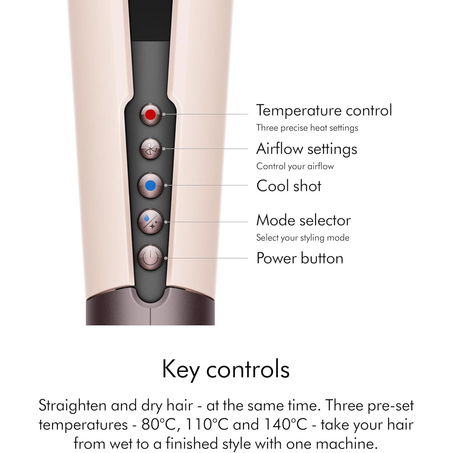 Buy Dyson,Dyson Airstrait Pink & Rose Gold Wet-to-Dry Hair Straightener - Gadcet UK | UK | London | Scotland | Wales| Near Me | Cheap | Pay In 3 | Hair Straighteners
