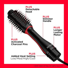 Buy REVLON,Revlon One-Step Volumiser Plus (Patented Detachable Head, Ceramic Titanium Barrel, Nylon Styling Bristles with Activated Charcoal Pins, Tourmaline Ionic Technology), RVDR5298UK - Gadcet UK | UK | London | Scotland | Wales| Near Me | Cheap | Pay In 3 | Hair Straightener