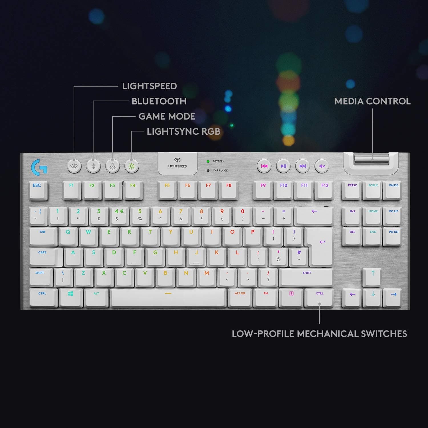 Buy Alann Trading Limited,Logitech G815 Mechanical Gaming Keyboard [White] - Gadcet UK | UK | London | Scotland | Wales| Ireland | Near Me | Cheap | Pay In 3 | Keyboard