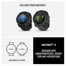 Garmin Instinct 3 AMOLED 45mm Rugged GPS Smartwatch – Multi-Band GPS, LED Flashlight, Health Tracking, Garmin Pay, 10 ATM, 18-Day Battery – Black