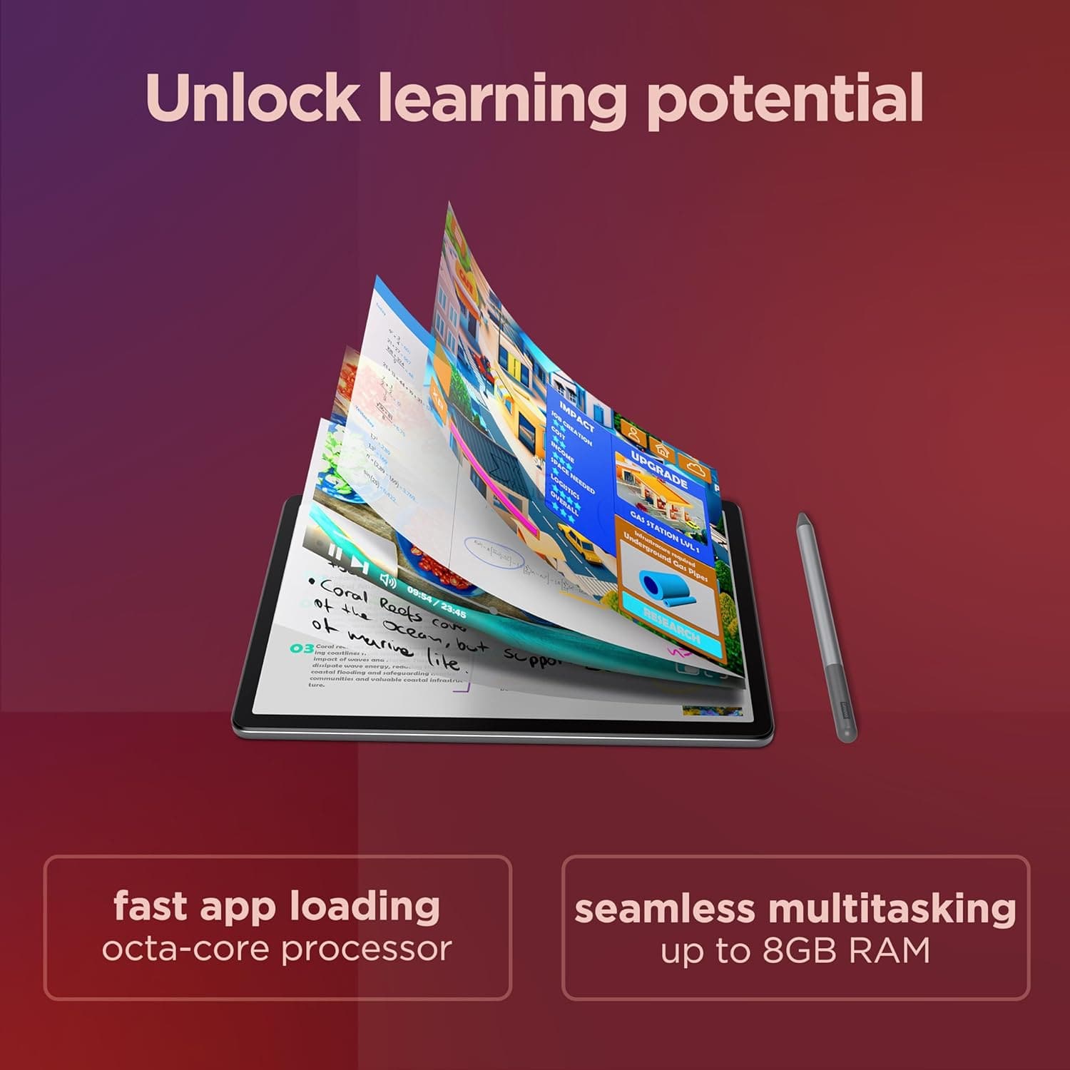 Buy Lenovo,Lenovo Tab M11 11" Android Tablet, Full HD 128GB, 4GB RAM, Wi-Fi, Lenovo Pen, Luna Grey - Gadcet UK | UK | London | Scotland | Wales| Near Me | Cheap | Pay In 3 | Tablet Computers