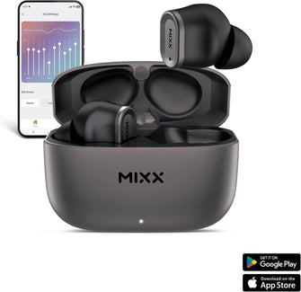 Mixx Streambuds Custom 1 Wireless Headphones - Black