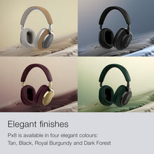 Buy Bowers & Wilkins,Bowers & Wilkins Px8 Flagship Noise Cancelling Wireless Over-Ear Headphones - Bluetooth 5.0, 30H High-Resolution Playback, Quick Charge, Built-In Microphone - Royal Burgundy - Gadcet UK | UK | London | Scotland | Wales| Near Me | Cheap | Pay In 3 | Headphones