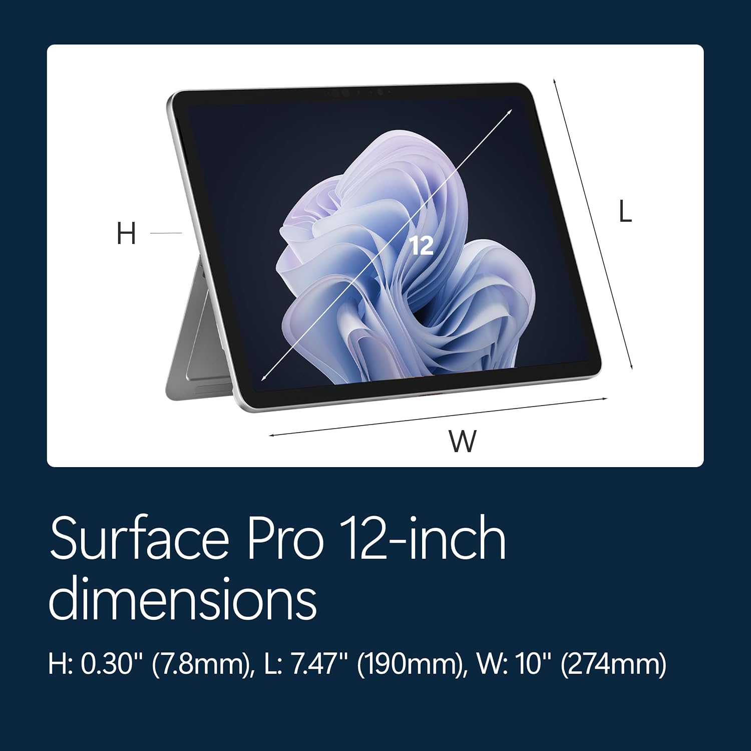 Microsoft Surface Pro 12" – Snapdragon X Plus, 8GB RAM, 256GB SSD