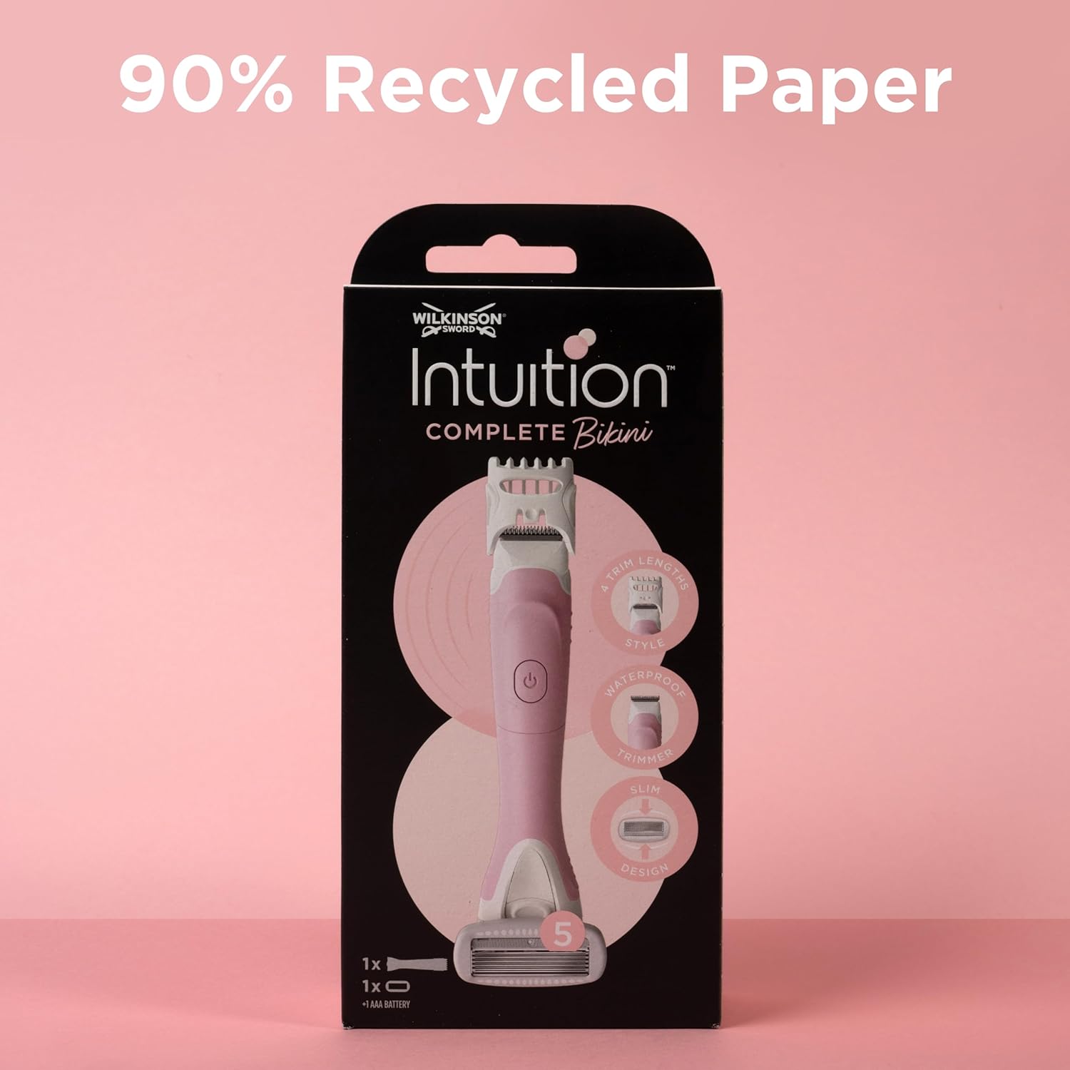 Buy Wilkinson,Wilkinson Sword Intuition Complete Bikini For Women - Trimmer and Razor with 5-Blade Razor - Gadcet UK | UK | London | Scotland | Wales| Near Me | Cheap | Pay In 3 | Razors & Razor Blades