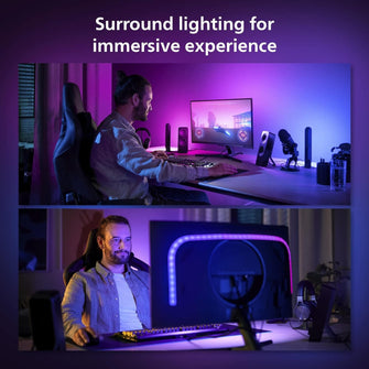 Buy Philips Hue,Philips Hue Play Gradient PC Lightstrip Starter Kit Including Hue Bridge [For 24-27 Inch Screens] LED Smart Lighting. Sync For Entertainment, Gaming And Media - Gadcet UK | UK | London | Scotland | Wales| Ireland | Near Me | Cheap | Pay In 3 | Lighting Accessories