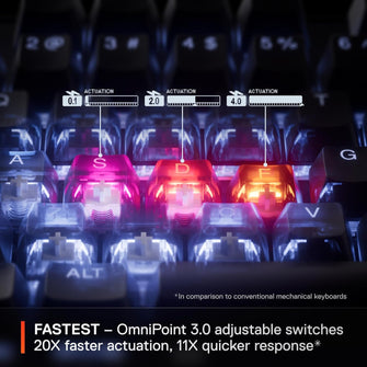 Buy SteelSeries,SteelSeries Apex Pro TKL Gen 3 (2025) - HyperMagnetic Gaming Keyboard - Adjustable Actuation - Rapid Trigger - Game-Ready Presets - Protection Mode - Rapid Tap/SOCD - English QWERTY Layout - TKL - Gadcet UK | UK | London | Scotland | Wales| Near Me | Cheap | Pay In 3 | Keyboards