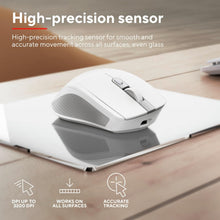 Buy Trust Gaming,Trust Ozaa+ Multi-Device Wireless Mouse – Bluetooth & 2.4GHz, Silent, Programmable, Rechargeable, 60% Recycled Plastic, Side Scroll Wheel – White - Gadcet UK | UK | London | Scotland | Wales| Near Me | Cheap | Pay In 3 | Keyboard & Mouse