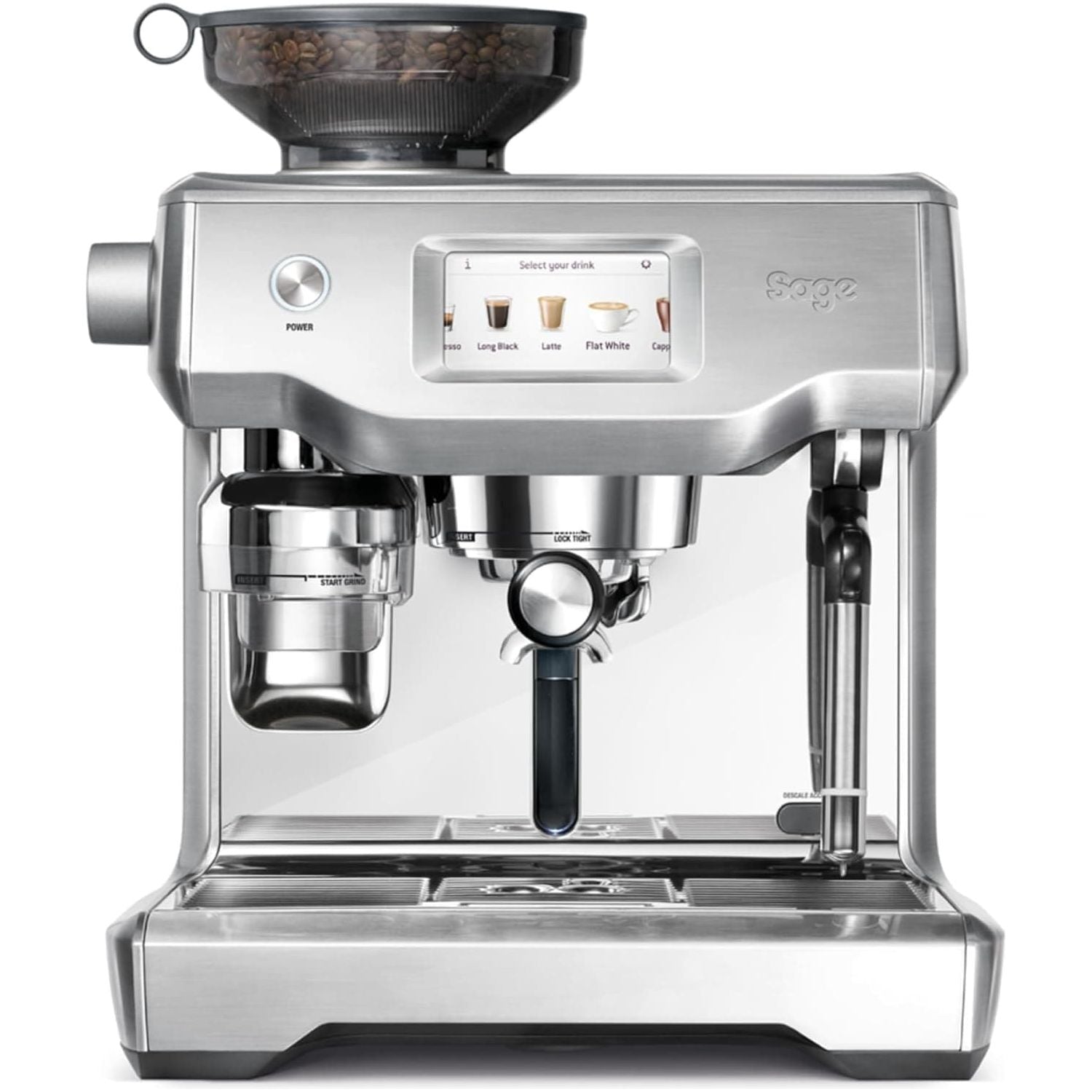 Buy Sage,Sage - The Oracle Touch - Bean to Cup Coffee Machine with Grinder and Milk Frother, Brushed Stainless Steel - Gadcet UK | UK | London | Scotland | Wales| Near Me | Cheap | Pay In 3 | Coffee Makers & Espresso Machines