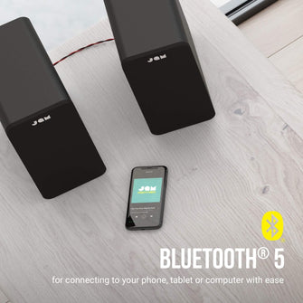 Buy Jam Audio,JAM Bluetooth Bookshelf Speakers - Compact, Mains Powered Dual Speaker System, Aux-in Function, wireless Turntable speakers, 4" Driver, High Definition Amplifiers, Richer Bass, Finer Acoustics - Black - Gadcet UK | UK | London | Scotland | Wales| Near Me | Cheap | Pay In 3 | Speakers