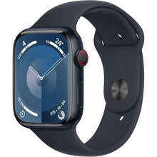Apple Watch Series 9 [GPS + Cellular 45mm] Smartwatch Midnight Sport Band M/L- Midnight Aluminium - 1