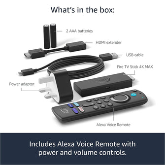 Buy Gadcet UK,Amazon Fire TV Stick - 4K Max Streaming Device - Wi-Fi 6 - Alexa Voice Remote - Gadcet UK | UK | London | Scotland | Wales| Ireland | Near Me | Cheap | Pay In 3 | 
