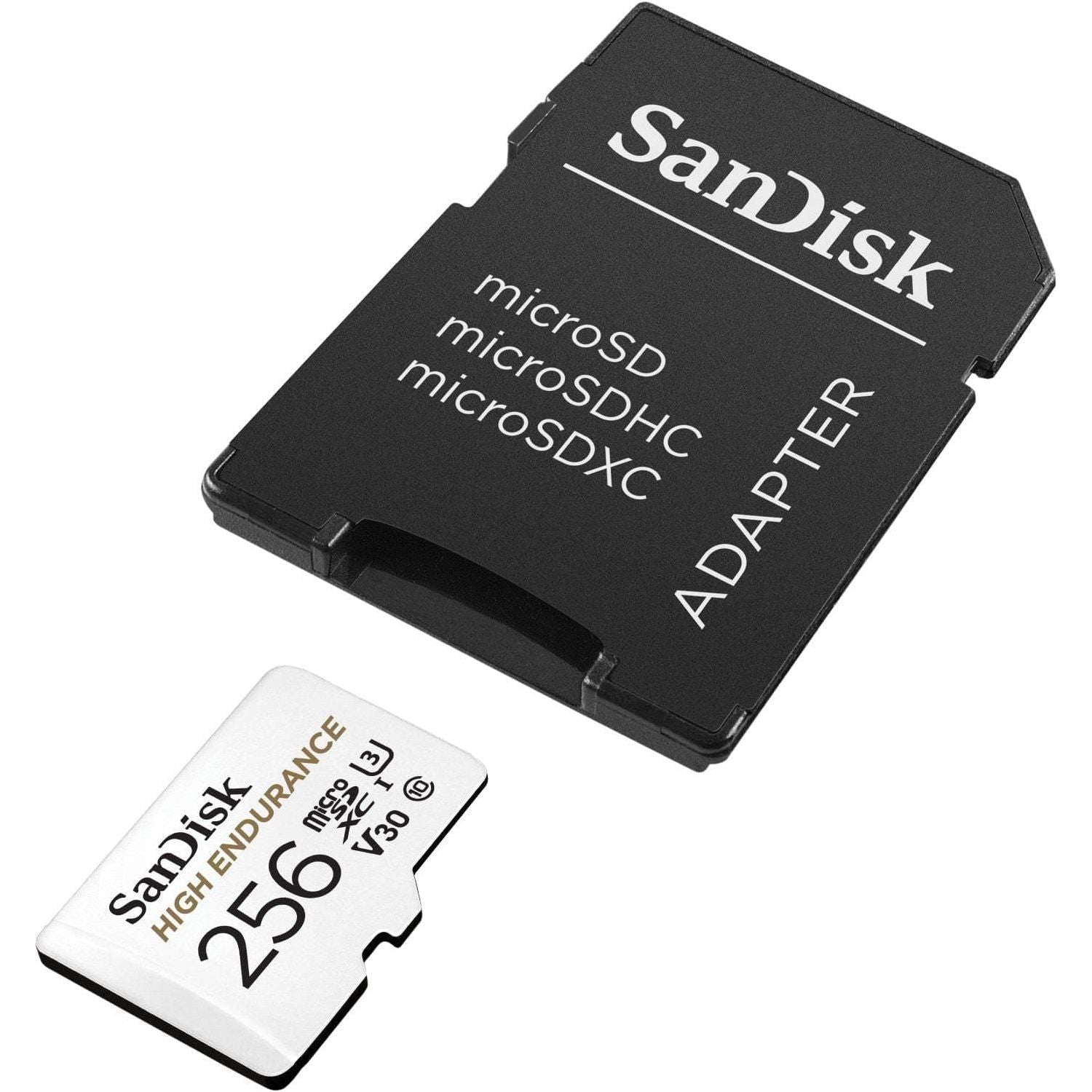 Buy Sandisk,SanDisk 256GB High Endurance microSDXC card for IP cams & dash cams + SD adapter up to 20,000 Hours Full HD / 4K videos up to 100 MB/s UHS-I Class 10 U3 V30 - Gadcet UK | UK | London | Scotland | Wales| Near Me | Cheap | Pay In 3 | Flash Memory Cards