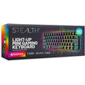 Buy STEALTH,STEALTH Light-Up Mini Wired Keyboard - Black - Gadcet UK | UK | London | Scotland | Wales| Near Me | Cheap | Pay In 3 | Keyboards
