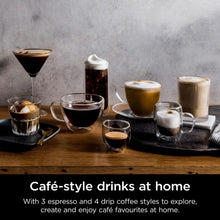 Ninja Luxe Premier 3-in-1 Coffee Machine – Latte, Cappuccino, Cold Brew & Espresso Maker, Built-In Bean Grinder, Milk Frother, 4 Automated Froth Presets – Silver (ES601UK)