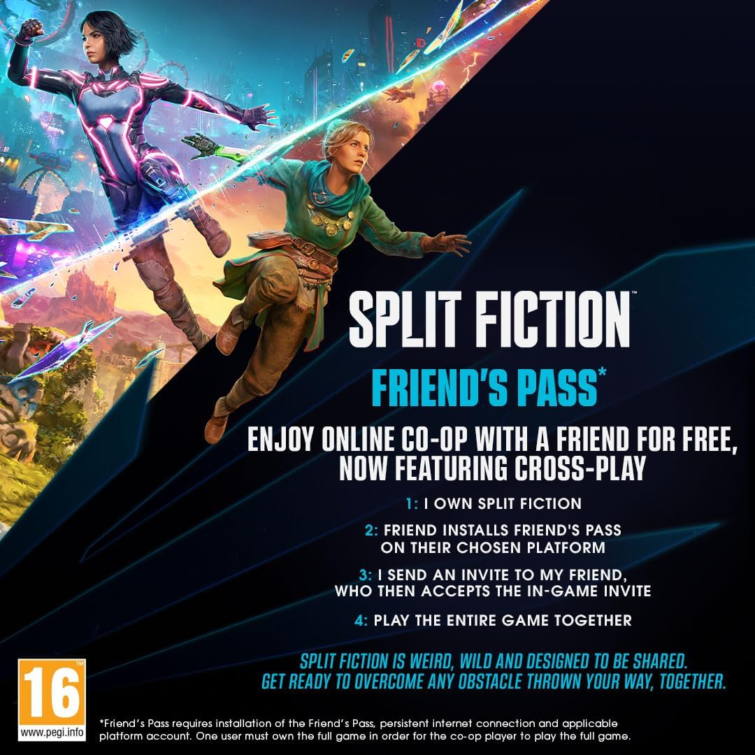 Buy PlayStation,Split Fiction - PS5 Game - Gadcet UK | UK | London | Scotland | Wales| Near Me | Cheap | Pay In 3 | Video Game Software