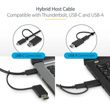 Buy StarTech.com,StarTech.com USB-C & USB-A Hybrid Docking Station – Dual 4K 60Hz, 100W Power Delivery, Thunderbolt Compatible - Gadcet UK | UK | London | Scotland | Wales| Near Me | Cheap | Pay In 3 | Laptop Docking Stations