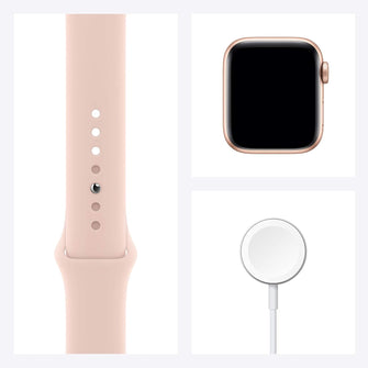 Apple Watch SE (2020) GPS 40mm – Gold Aluminium Case with Pink Sand Sport Band