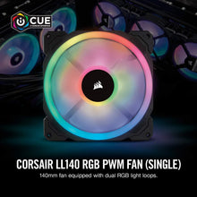 Buy Corsair,Corsair LL140 RGB 140mm Dual Light Loop PWM RGB Fan - Single Fan - Black - Gadcet UK | UK | London | Scotland | Wales| Ireland | Near Me | Cheap | Pay In 3 | Computer Components