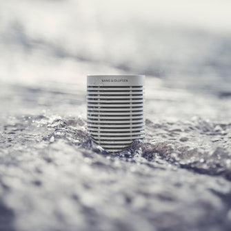 Buy Bang & Olufsen,Bang & Olufsen Beosound Explore - High-end Wireless Portable Bluetooth Speaker for Outdoor, Home and Travel, 360 Degree IP67 Waterproof Speaker with Playtime Up to 27 Hours - Grey Mist - Gadcet UK | UK | London | Scotland | Wales| Ireland | Near Me | Cheap | Pay In 3 | Bluetooth Speakers
