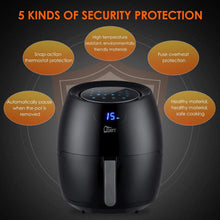 Buy Uten,Air Fryer, Uten 6.5L Power Air Fryer with Digital Display, Rapid Air Circulation System Adjustable Temperature and 30 Minute Timer for Healthy Oil Free & Low Fat 1800W - Gadcet UK | UK | London | Scotland | Wales| Near Me | Cheap | Pay In 3 | Kitchen Appliances