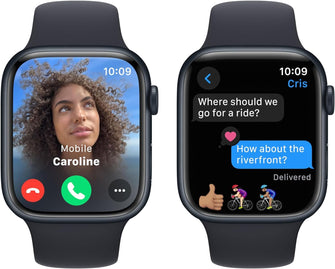 Buy Apple,Apple Watch Series 9 [GPS 45mm] Smartwatch with Midnight Aluminum Case with Midnight Sport Band S/M - Gadcet UK | UK | London | Scotland | Wales| Ireland | Near Me | Cheap | Pay In 3 | Watches