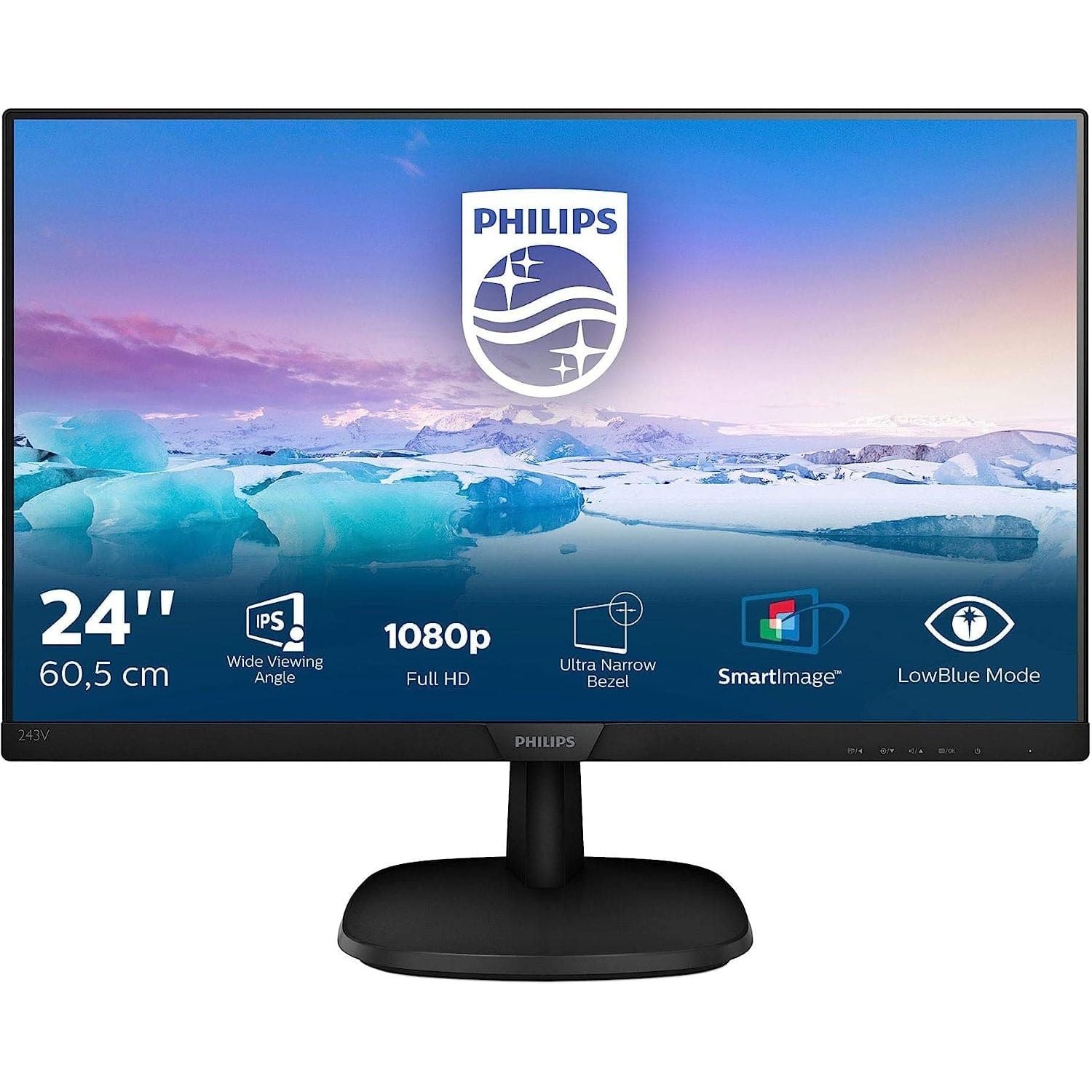Buy Philips,Philips V Line ( 243V7QDAB/69) , 23.8" Full HD LED Computer Monitor - Black - Gadcet UK | UK | London | Scotland | Wales| Ireland | Near Me | Cheap | Pay In 3 | Computer Monitors