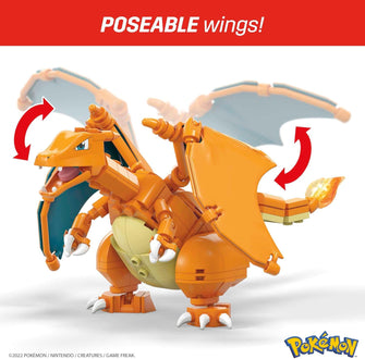 Buy Pokemon,MEGA Pokémon Charizard Building Set (GWY77) – 222-Piece Action Figure with Poké Ball Pin – 10cm Tall – Toy for Ages 8+ - Gadcet UK | UK | London | Scotland | Wales| Near Me | Cheap | Pay In 3 | Toys & Games