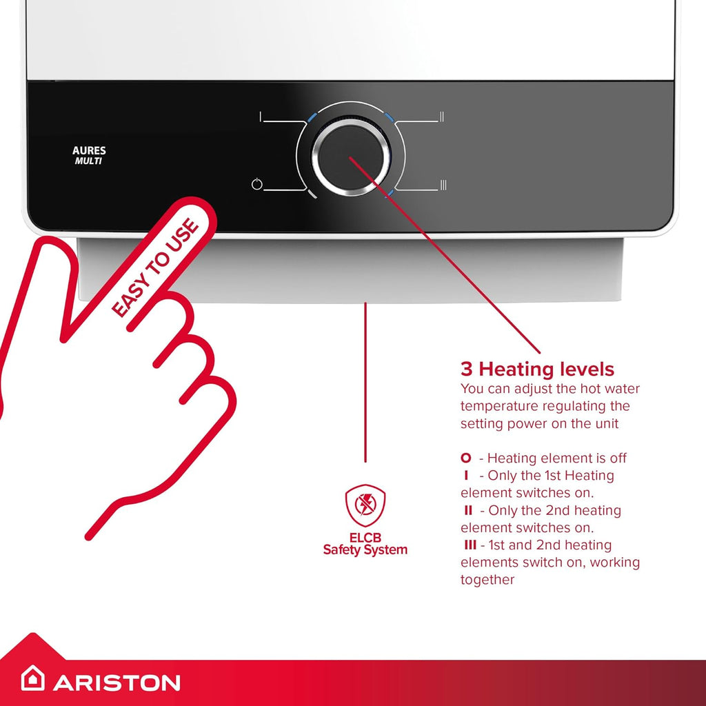 Ariston AURES Multi Electric Instantaneous Water Heater 9.5kW – Multi ...
