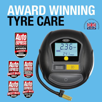 Buy Ring,Ring Automotive - RTC1000 12V rapid tyre inflator air compressor car pump with preset digital pressure gauge, memory function, 2 min inflation, LED light, carry case, valve adaptor kit - Gadcet UK | UK | London | Scotland | Wales| Near Me | Cheap | Pay In 3 | Motorcycles & Scooters