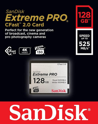 Buy Sandisk,SanDisk 128GB Extreme PRO CFast 2.0 card up to 525 MB/s VPG-130 - Gadcet UK | UK | London | Scotland | Wales| Near Me | Cheap | Pay In 3 | Flash Memory Cards