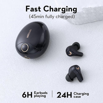 Buy Mifo,Mifo FiiTii HiFiDots Wireless Earbuds Active Noise Cancelling, aptX Lossless Sound Quality Bluetooth Earphones QC3071, APP for Custom EQ, Bluetooth 5.3, IPX7 Waterproof Small Earbuds - Black - Gadcet.com | UK | London | Scotland | Wales| Ireland | Near Me | Cheap | Pay In 3 | Headphones