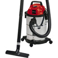 Buy Einhell,Einhell TC-VC 1820 S Wet and Dry Vacuum Cleaner - 1250 W, 20 L Stainless Steel Tank, Blow Connection, 4 Castors, 36 mm Suction Hose with Extension, Floor Nozzle, and Filters - Gadcet UK | UK | London | Scotland | Wales| Near Me | Cheap | Pay In 3 | Vacuums