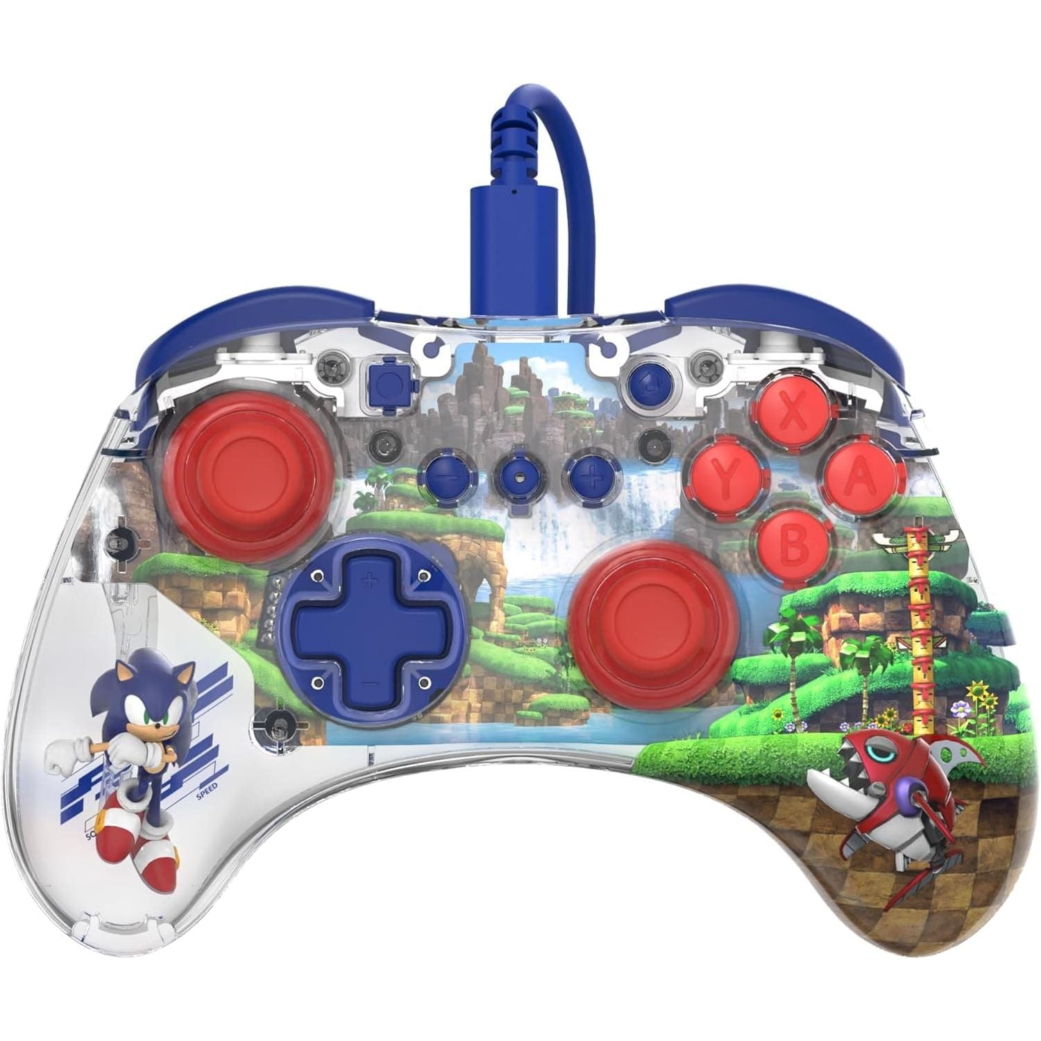 Buy Nintendo,PDP Official Switch REALMz Wired Controller - Sonic Green - Gadcet UK | UK | London | Scotland | Wales| Ireland | Near Me | Cheap | Pay In 3 | Video Game Console Accessories