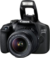Canon EOS 2000D 24.1MP DSLR Camera with EF-S 18–55mm III Lens  Black