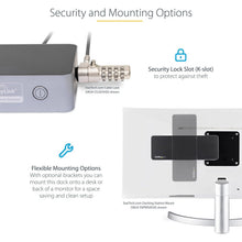 Buy StarTech.com,StarTech.com USB-C & USB-A Hybrid Docking Station – Dual 4K 60Hz, 100W Power Delivery, Thunderbolt Compatible - Gadcet UK | UK | London | Scotland | Wales| Near Me | Cheap | Pay In 3 | Laptop Docking Stations