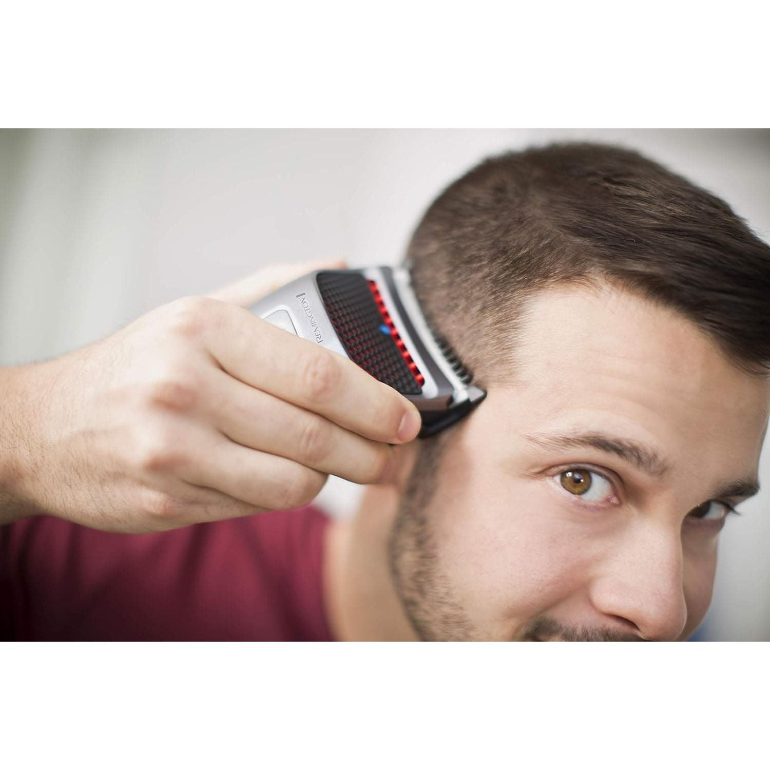 Buy Remington,Remington QuickCut Hair Clippers with Curve Cut Blade Technology for a cleaner, more even cut, 9 Guide combs (1.5-15mm), Grading, Tapering & Trimming, Up to 40min usage, Waterproof, Cordless, HC4250 - Gadcet UK | UK | London | Scotland | Wales| Near Me | Cheap | Pay In 3 | Hair Clippers & Trimmers
