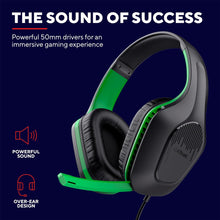 Buy Trust Gaming,Trust Gaming GXT 415X Zirox Lightweight Gaming Headset – 50mm Drivers, 3.5mm Jack, 1.2m Cable, Foldaway Microphone, Over-Ear, Wired – Black/Green - Gadcet UK | UK | London | Scotland | Wales| Near Me | Cheap | Pay In 3 | Headphones & Earphones