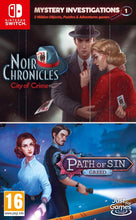 Buy Nintendo,Mystery Investigations 1: Noir Chronicles: City of Crime + Path Of Sin: Greed (Nintendo Switch) - Gadcet UK | UK | London | Scotland | Wales| Ireland | Near Me | Cheap | Pay In 3 | Games