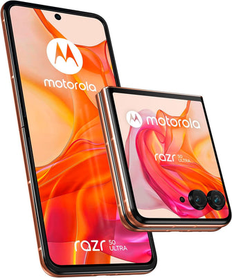 Buy Motorola,Moto Razr 50 Ultra 12GB RAM, 512GB Storage, SIM-Free Unlocked Smartphone, Peach Fuzz - Gadcet UK | UK | London | Scotland | Wales| Near Me | Cheap | Pay In 3 | Unlocked Mobile Phone