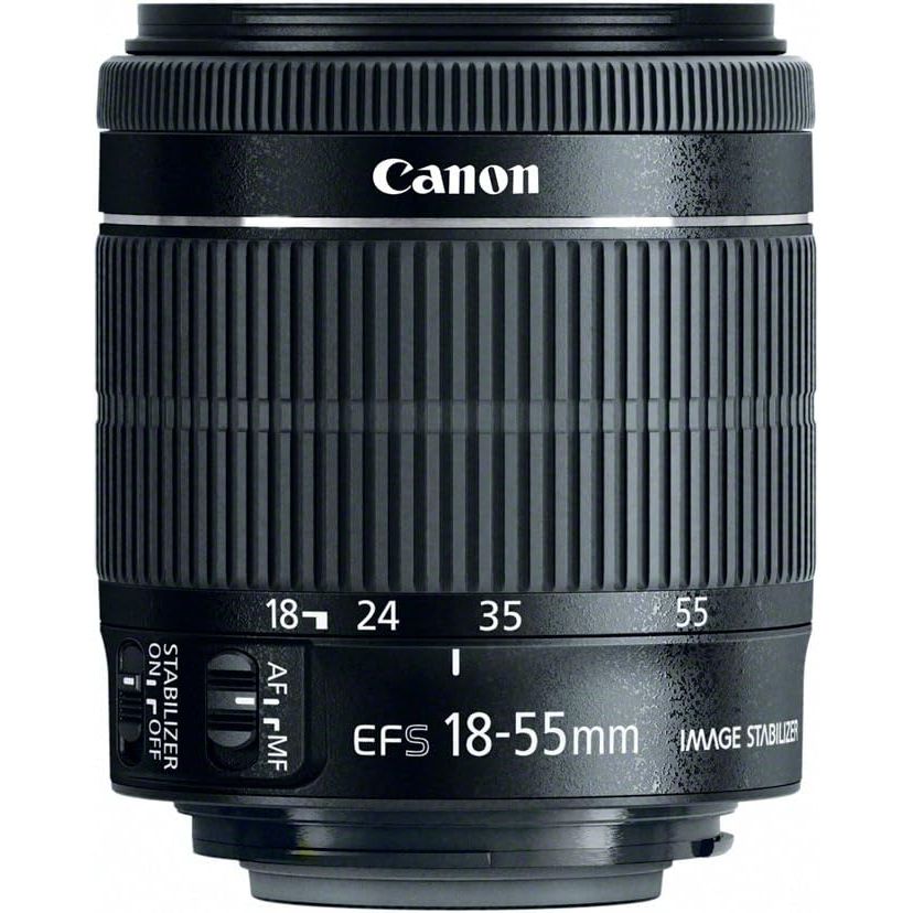 Buy Canon,Canon EF-S 18-55mm f/3.5-5.6 IS STM Black Lens - Gadcet UK | UK | London | Scotland | Wales| Near Me | Cheap | Pay In 3 | Camera Lenses