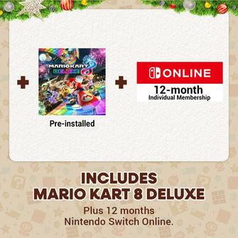 Buy Nintendo,Nintendo Switch OLED White Bundle – Includes Mario Kart 8 Deluxe & 12-Month Nintendo Switch Online Membership - Gadcet UK | UK | London | Scotland | Wales| Near Me | Cheap | Pay In 3 | Video Game Consoles