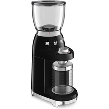 Buy Smeg,Smeg CGF01BLUK Coffee Grinder, Aluminium Construction, 50's Retro Style, 8 Programme Settings and 3 Grinding Grades, Black - Gadcet UK | UK | London | Scotland | Wales| Near Me | Cheap | Pay In 3 | Small Kitchen Appliances