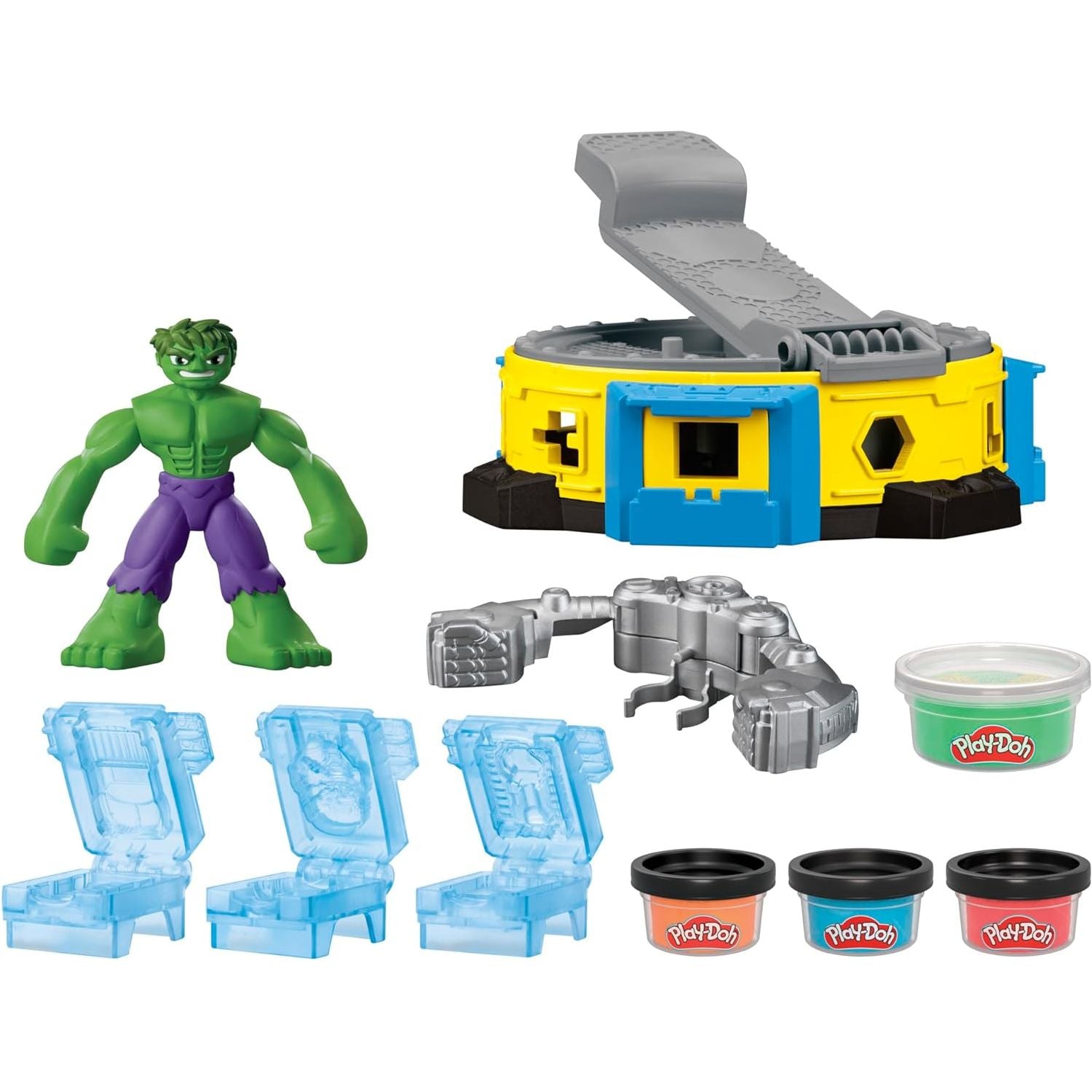 Buy Play-Doh,Play-Doh Marvel Hulk Smash & Squish Playset, Non-Toxic Modelling Compound Toy Set for Boys and Girls, Creative Toys for 4+ Year Old Kids - Gadcet UK | UK | London | Scotland | Wales| Near Me | Cheap | Pay In 3 | Play Dough Sets