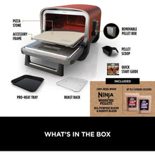 Buy Ninja,Ninja Woodfire Electric Outdoor Oven – 8‑in‑1 Pizza Oven, High‑Heat Roaster & BBQ Smoker with Roast Rack, Pro‑Heat Tray, Pizza Stone, Wood Pellets & Scoop (Electric, 6 Pizza Settings, Burnt Orange, OO101UK) - Gadcet UK | UK | London | Scotland | Wales| Near Me | Cheap | Pay In 3 | Outdoor Oven