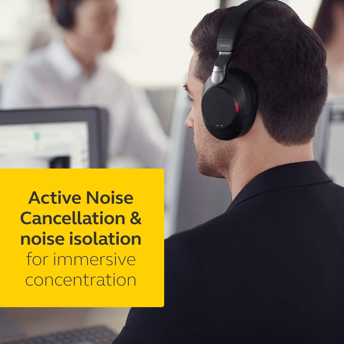 Buy Jabra,Jabra Evolve2 85 Wireless PC Headset – Noise Cancelling UC Certified Stereo Headphones With Long-Lasting Battery – USB-C Bluetooth Adapter – Black - Gadcet UK | UK | London | Scotland | Wales| Near Me | Cheap | Pay In 3 | Headphones & Earphones