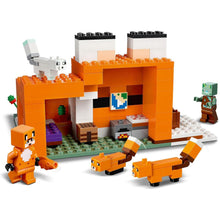 Buy Lego,LEGO Minecraft The Fox Lodge House (21178) – Animal Building Toy with Drowned Zombie Figure – Gift for Kids Aged 8+ - Gadcet UK | UK | London | Scotland | Wales| Near Me | Cheap | Pay In 3 | Games and Toys