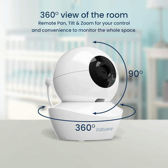 Buy Babysense,Babysense 5" HD Split-Screen Baby Monitor with 2 Cameras, Night Light, White Noise, Lullabies, 4x Zoom, Long Range, 4000mAh Battery - Gadcet UK | UK | London | Scotland | Wales| Near Me | Cheap | Pay In 3 | Security Monitors & Recorders